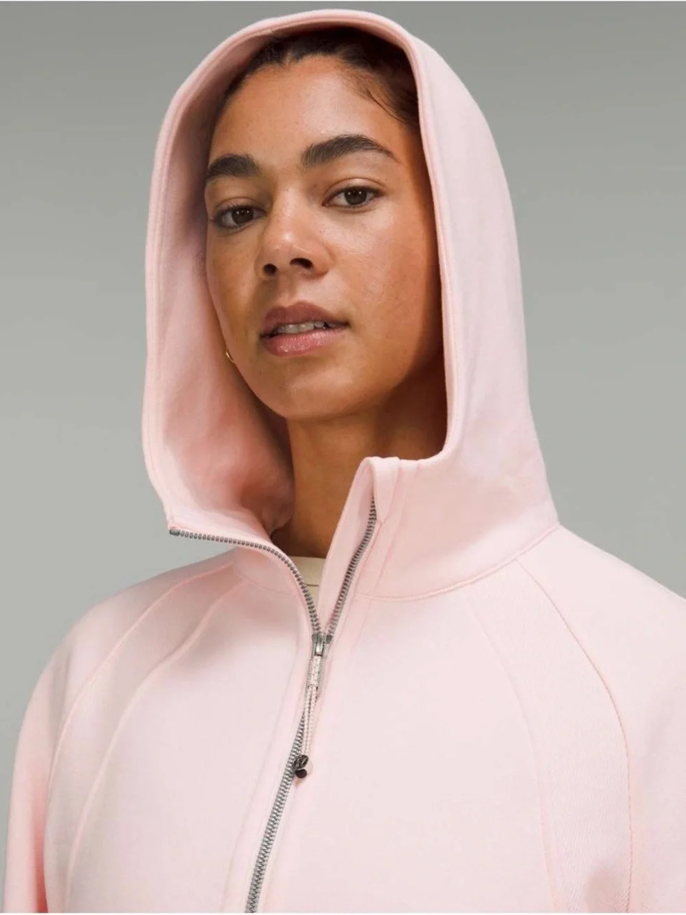 Lululemon Scuba Oversized Half Zip Hoodie XS/S Strawberry Milkshake Pink